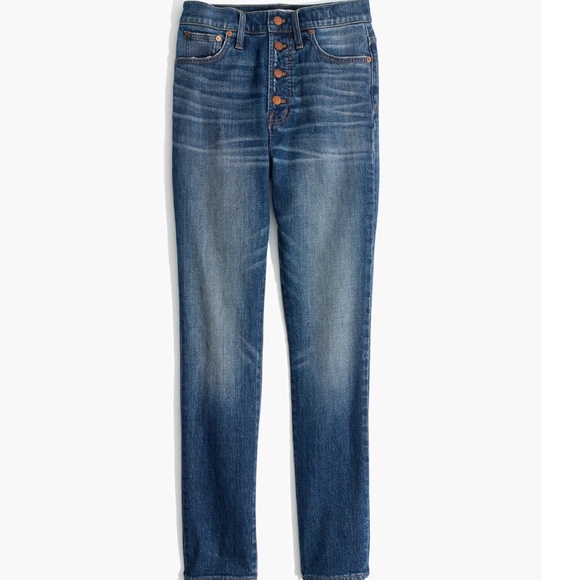 Madewell The Perfect Vintage Jean: Comfort Stretch Edition Glenmoor Wash Size 28 - Picture 3 of 9